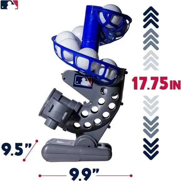 Sports MLB Kids Electronic Baseball Pitching Machine - Automatic Youth Pitching